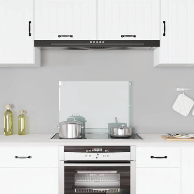 Läpinäkyvä keittiön roiskesuoja Ikovics 70x50cm (karkaistu lasi)