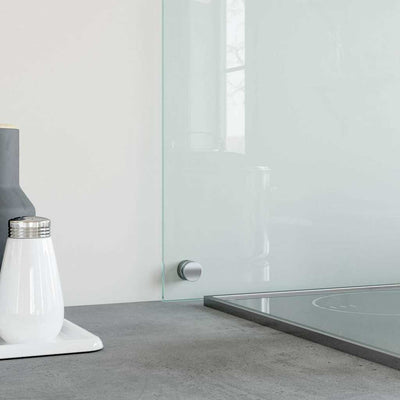 Läpinäkyvä keittiön roiskesuoja Ikovics 70x60cm (karkaistu lasi)