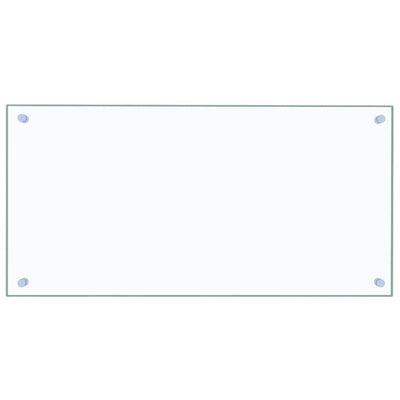 Läpinäkyvä keittiön roiskesuoja Ikovics 80x40cm (karkaistu lasi)