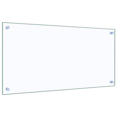 Läpinäkyvä keittiön roiskesuoja Ikovics 80x40cm (karkaistu lasi)