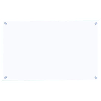 Läpinäkyvä keittiön roiskesuoja Ikovics 80x50cm (karkaistu lasi)