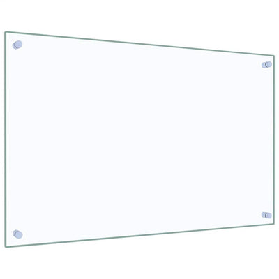 Läpinäkyvä keittiön roiskesuoja Ikovics 80x50cm (karkaistu lasi)