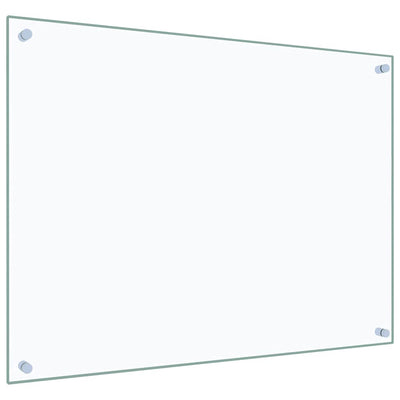 Läpinäkyvä keittiön roiskesuoja Ikovics 80x60cm (karkaistu lasi)