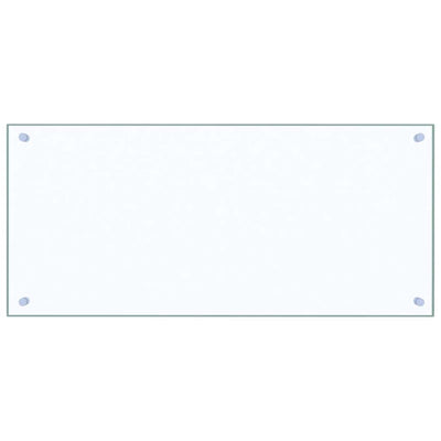 Läpinäkyvä keittiön roiskesuoja Ikovics 90x40cm (karkaistu lasi)