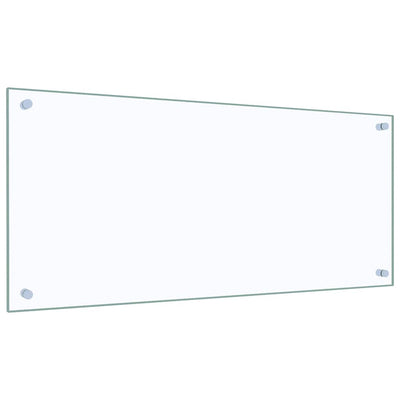 Läpinäkyvä keittiön roiskesuoja Ikovics 90x40cm (karkaistu lasi)