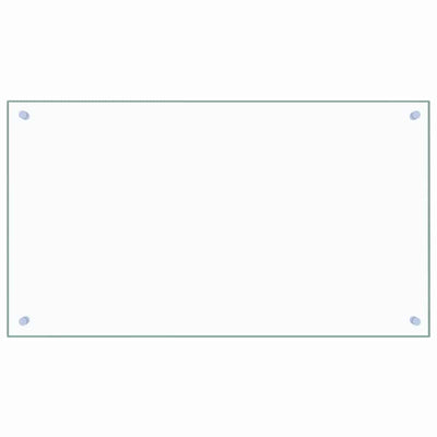 Läpinäkyvä keittiön roiskesuoja Ikovics 90x50cm (karkaistu lasi)