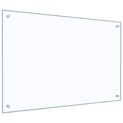 Läpinäkyvä keittiön roiskesuoja Ikovics 90x60cm (karkaistu lasi)