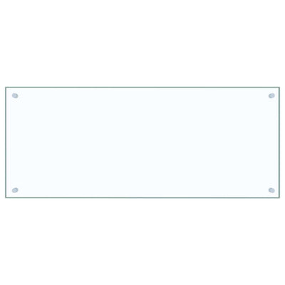 Läpinäkyvä keittiön roiskesuoja Ikovics 100x40cm (karkaistu lasi)