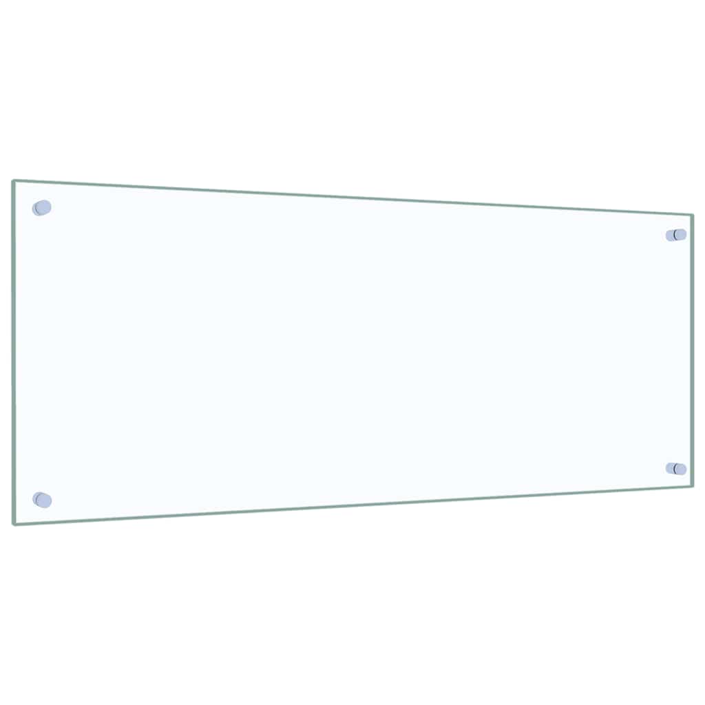 Läpinäkyvä keittiön roiskesuoja Ikovics 100x40cm (karkaistu lasi)