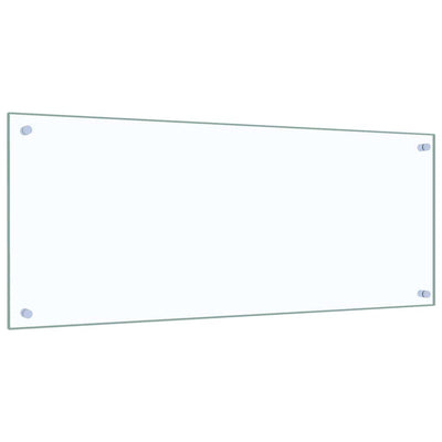 Läpinäkyvä keittiön roiskesuoja Ikovics 100x40cm (karkaistu lasi)