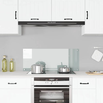 Läpinäkyvä keittiön roiskesuoja Ikovics 100x40cm (karkaistu lasi)