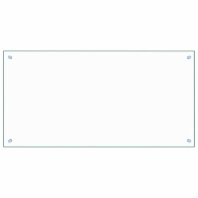 Läpinäkyvä keittiön roiskesuoja Ikovics 100x50cm (karkaistu lasi)