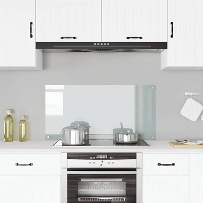 Läpinäkyvä keittiön roiskesuoja Ikovics 100x50cm (karkaistu lasi)