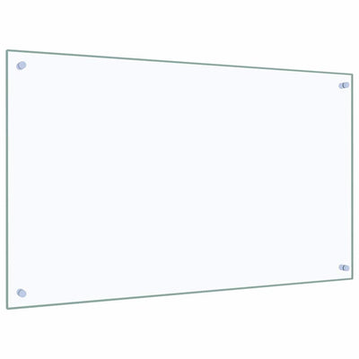 Läpinäkyvä keittiön roiskesuoja Ikovics 100x60cm (karkaistu lasi)