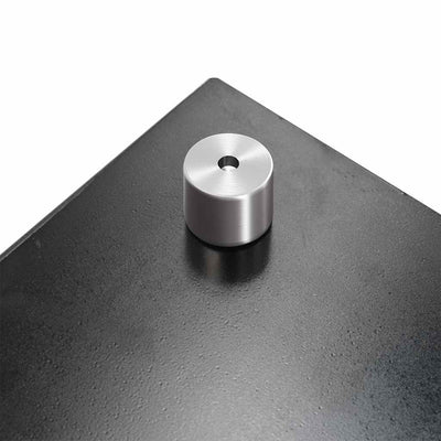 Musta keittiön roiskesuoja Ikovics 70x60cm (karkaistu lasi)