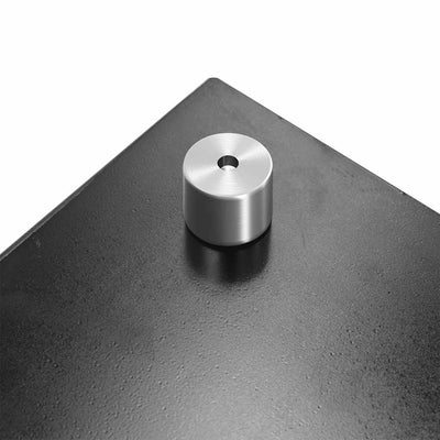 Musta keittiön roiskesuoja Ikovics 80x40cm (karkaistu lasi)