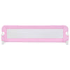 Turvalaita sänkyyn pinkki 120x42 cm polyesteri