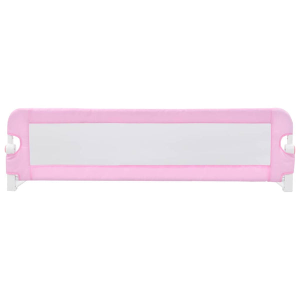Turvalaita sänkyyn pinkki 120x42 cm polyesteri