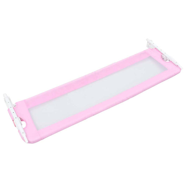 Turvalaita sänkyyn pinkki 120x42 cm polyesteri