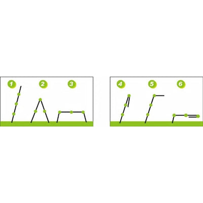 Alumiiniset askeltikkaat 8 askelmaa 150 kg