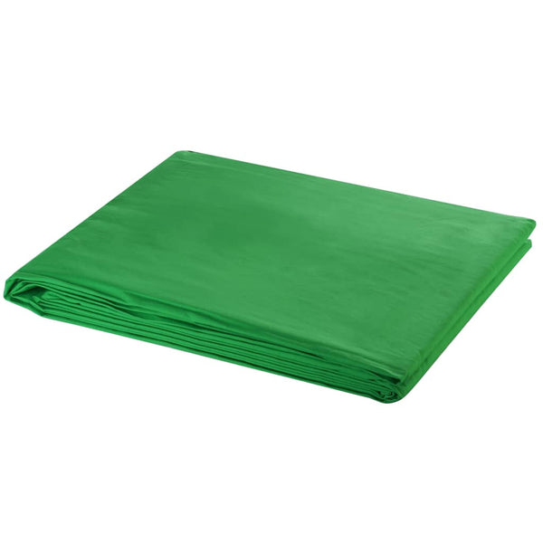 Taustakangas puuvilla ei telinettä vihreä 300x300 cm chromakey