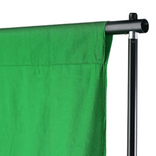 Taustakangas puuvilla ei telinettä vihreä 300x300 cm chromakey