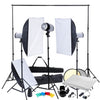 Studiosarja softboxit & kolmijalat, 3 salamaa