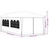 Juhlateltta 3x6 m sininen