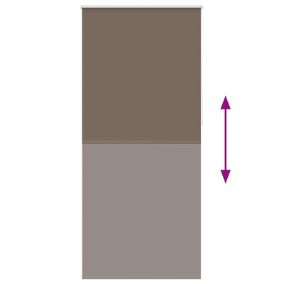 Kahvinruskea pimentävä rullaverho Alfredsson 100x230cm