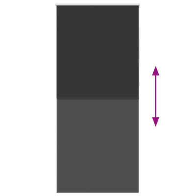 Musta pimentävä rullaverho Alfredsson 100x230cm