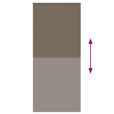 Kahvinruskea pimentävä rullaverho Alfredsson 120x230cm