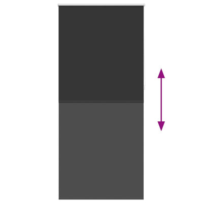 Musta pimentävä rullaverho Alfredsson 120x230cm