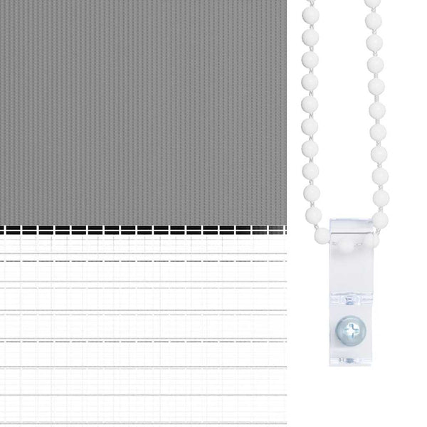 Harmaa zebra rullakaihdin Seusen 40x100cm