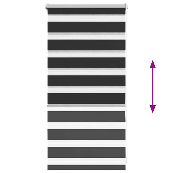 Musta zebra rullakaihdin Seusen 40x100cm