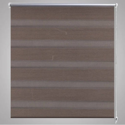 Kahvinruskea zebra rullakaihdin Seusen 60x120cm