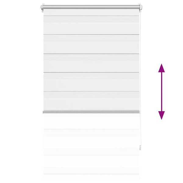 Valkoinen seepra rullaverho Seusen 70x120cm