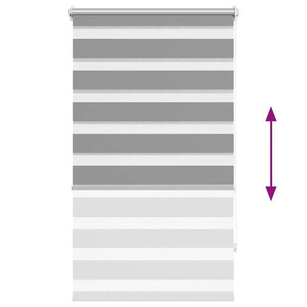 Harmaa zebra rullakaihdin Seusen 70x120cm