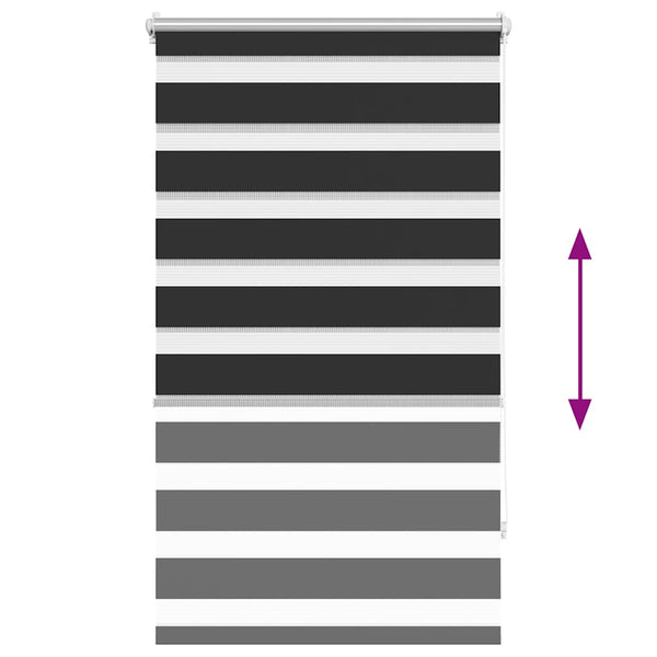 Musta zebra rullakaihdin Seusen 70x120cm