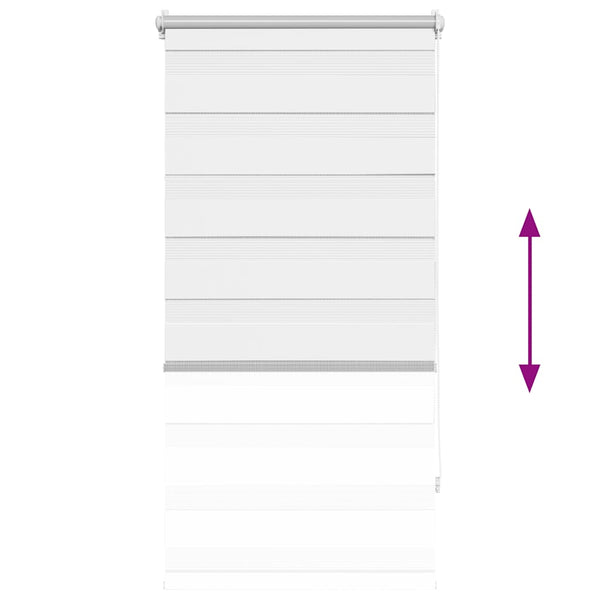 Valkoinen zebra rullakaihdin Seusen 80x150cm