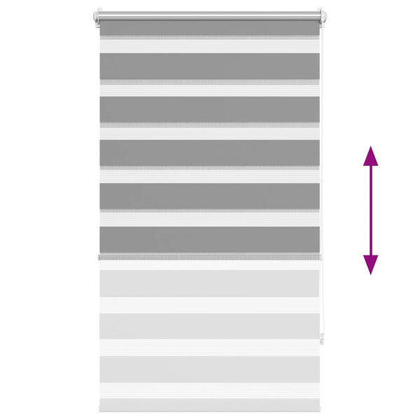 Harmaa zebra rullakaihdin Seusen 90x150cm