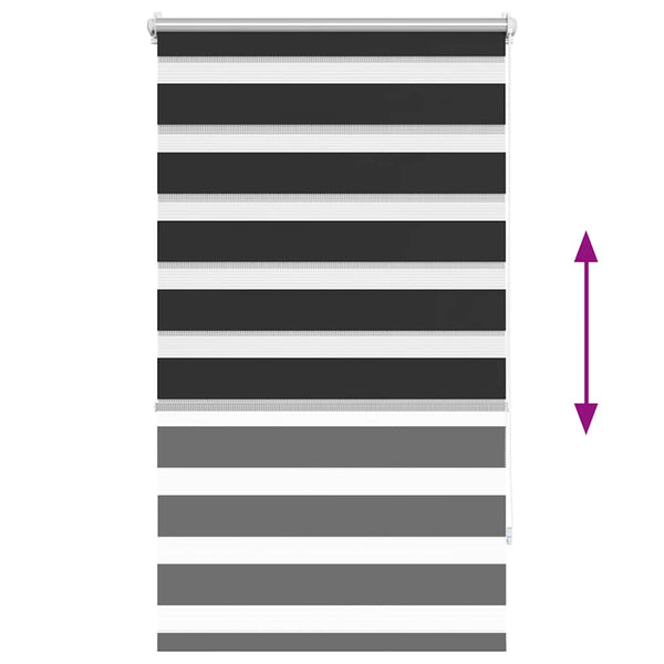 Musta zebra rullakaihdin Seusen 90x150cm