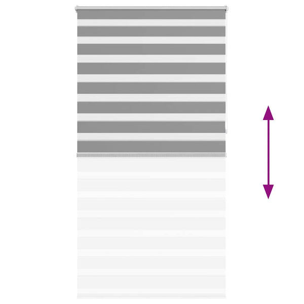 Harmaa zebra rullakaihdin Seusen 120x230cm