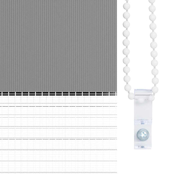 Harmaa zebra rullakaihdin Seusen 140x175cm