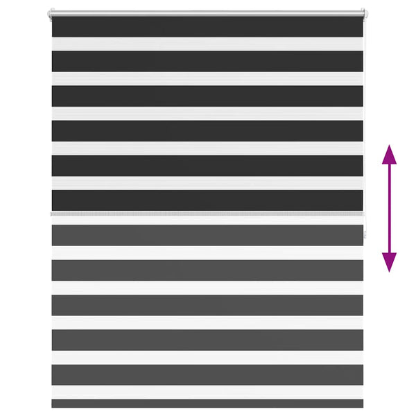 Musta zebra rullakaihdin Seusen 140x175cm