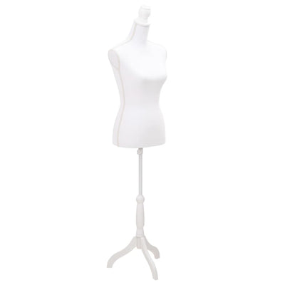 Mallinukke naisen torso valkoinen