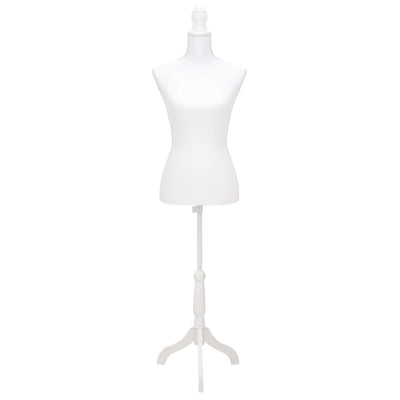 Mallinukke naisen torso valkoinen