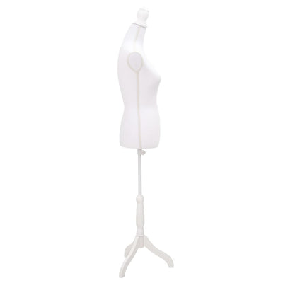 Mallinukke naisen torso valkoinen