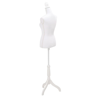 Mallinukke naisen torso valkoinen