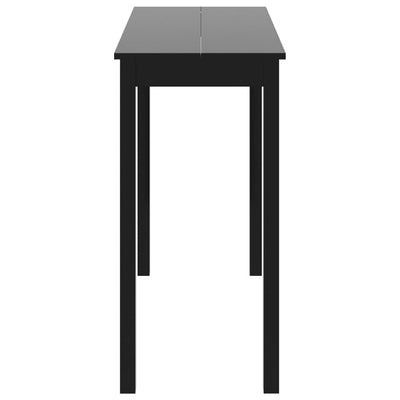 Baaripöytä MDF 115x55x107 cm musta