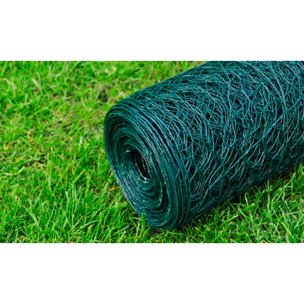 Kanaverkko PVC pinnoitteella 25x0,5 m vihreä